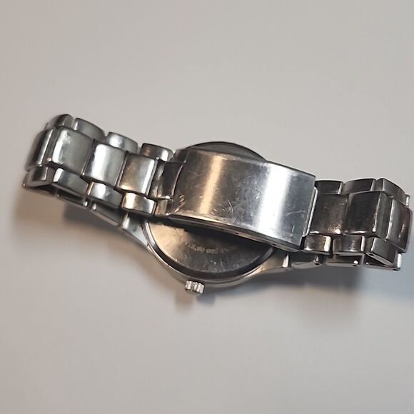 MOSSIMO MENS VINTAGE Blue STAINLESS STEEL WATCH *FOR PARTS* - Picture 2 of 6